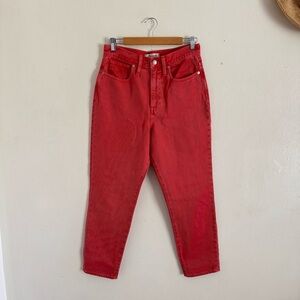 Madewell Garment Dyed Mom Jeans 28